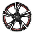 MAM WHEELS MAM RS5 black front polished red inside 7.0Jx16 5x112 ET40 R43020960