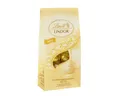 LINDT Schokolade, Lindt Lindor Beutel Weiss mit zartschmelzender Schokolade 136g