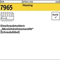 Din 7965 Einschraubmuttern Messing M 4 X 15 Außendurchme 100 Stk