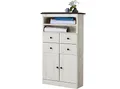 Dorel Home Furnishings Cornelia | Schrank mit 4 Schubladen und 2 Türen in Kiefer