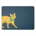 ASA Selection kids Tischset Kater Kasimir Platzdeckchen PVC Blau 33 x 46 cm