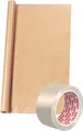 Herlitz Packpapierrolle 5 x 1 m + 1 Rolle Packband transparent