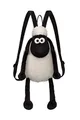 Aurora World Shaun The Sheep Backpack, Black and White, 33cm