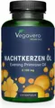 Vegavero Nachtkerzen Öl | 120 Kapseln | 2100 mg pro Tagsdosis | 11 % GLA