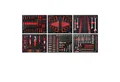 Mephisto-Tools Werkzeugset, (Set), metrisch, inkl. Soft Inlay in Carbon-Optik