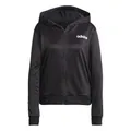 adidas Damen Essentials Linear Track Suit, black, XS