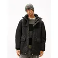 Tommy Jeans Parka TJM CITY READY wasserabweisend, relaxed fit, mit fester Kapuze, Winterjacke schwarz M (48)