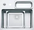 Naber, waterstation® cubic 600. Einbauspüle, Edelstahl  - Einbauspülen