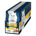 Gourmet Perle Erlesene Streifen Katzenfutter nass, mit Huhn, 26er Pack (26 x 85g)