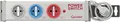 Quooker PWS, 1,5 m, Abgewinkelt, Blau, Grau, Rot, 3 AC-Ausgänge, 1 Stück(e)