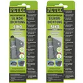 Petec Hochtemperatur Silikondichtung SIKO grau 2x 70ml dauerelastisch bis 260°C