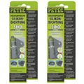 Petec 2x Silikondichtung Grau 70ml Sb-Karte