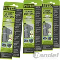 3x70mL PETEC HOCHTEMPERATUR-SILIKON-DICHTUNG GRAU DAUERELASTISCH SIKO DICHTMASSE