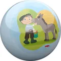 HABA Kleinkindwelt Ball Kunststoffball Bauernhof 14 cm Ø Spielball 2012754001