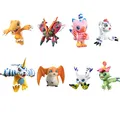 MEGAHOUSE Unisex Kinder Set (with Gift) Pack 8 Figuren Digimon Adventure digicolle Serie Mix Special Edition Geschenkset, Bunt