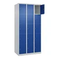 C+P Schließfachschrank Classic PLUS 3 Abteile 1850x900x500mm 7035/5010