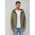 s.Oliver Funktionsjacke Outdoor-Jacke Hybrid-Jacke mit sportiven Details und Kapuze grün XXL (56/58)