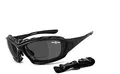 Chillout Rider® | Motorradbrille, Motorrad Sonnenbrille Bikerbrille, Multifunktionsbrille | beschlagfrei, winddicht, bruchsicher | inkl. Brillenclip (smoke)