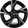 4x Tomason AR1 black diamond polished 9x20 ET40 - LK5/112 ML66.6 Felge Alu