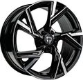 4x Alufelgen Tomason AR1 Black Diamond Polished 9x20 ET40 LK5 112 20 Zoll Felgen