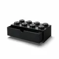 NHG LEGO Auszieh-Schublade Desk Drawer 8 - Black, Kunststoff, 31 x 15 x 11 cm