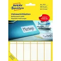 AVERY Zweckform Etiketten 3327 weiß 50,0 x 19,0 mm, 486 Etiketten