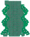 WAGO 2857-193/3140-000 Lochrasterplatine 3-3-ANSCHLUSSEBENEN 2857-193/3140-000 Träger 5St.
