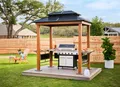 Sojag Grillpavillon »Maui« Holzoptik, 158x249x278 cm