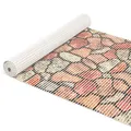 ANRO Weichschaummatte Badematte Bad Dusche WC Vorleger Teppich Antirutsch Badläufer Pflastersteine Bunt 220x65cm
