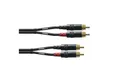 Cordial Audio-Kabel, CFU 0.6 CC Cinchkabel 0,6 m - Audiokabel