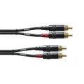 Cordial CFU 0.6 CC Cinchkabel 0,6 m - Audiokabel