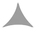 Sonnenschutzsegel Schattenspender Sonnensegel 3x3x3m HDPE grau Dreieck Segel