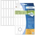 HERMA Vielzwecketiketten Movables ablösbar weiß 13x50 mm 672 Stück