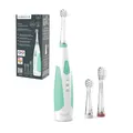 Nuvita 1151B | Elektrische Kinderzahnbürste Sonic Clean & Care | Elektrische Zahnbürste für Kinder von 3 Monaten bis 5 Jahren | Helle Zahnbürste für Kinder | AIO zugelassen | 2023