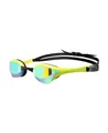 ARENA Cobra Ultra Swipe Mirror Unisex Race Schwimmbrille für Erwachsene, Taucherbrille mit Gebogenen Spiegelgläsern, Anti-Beschlag, UV-Schutz, 5 Austauschbare Nasenstege
