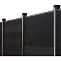 Home Deluxe Nutleiste, Schwarz, Kunststoff, 2x184 cm, Gartenzubehör