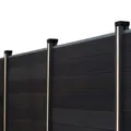 Home Deluxe Nutleiste mit Solar LED Beleuchtung DINA Deluxe - Menge: 1 | LED Nutleiste Gummi, Gummi Nutleiste mit LED, Flexible Nutleiste LED