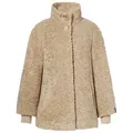 Milo Winterjacke (Plüschjacke) Olivia mit Stehkragen sandbraun Damen braun 38
