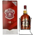 Chivas Regal 12 Years Old Blended Scotch Whisky 40% Vol. 4,5l in Geschenkbox im Schwenkständer mit Ausgießer