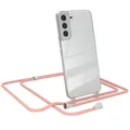 EAZY CASE für Samsung Galaxy S22 Plus 5G Hülle mit Band Handykette Silikon Rosa