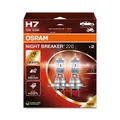 2x OSRAM H7 NIGHT BREAKER 220 HALOGEN für FERNLICHT ABBLENDLICHT 12V 55W