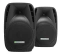 Pronomic PH12 Bühnen- und Konzertlautsprecher, PA-Lautsprecher, Mobile PA-Box für unterwegs, 160 W RMS / 300 W Peak, 12" Woofer, 34mm Hochtontreiber, Input & Thru - SPK kompatibel, Passivbox Paar