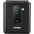 Brondi Flipper, Klappgehäuse, Dual-SIM, 6,1 cm (2.4"), 1,3 MP, 800 mAh, Schwarz - Schwarz