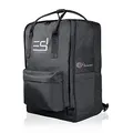 EVERYDAY SAFARI Ryanair Rucksack 40x20x25 Handgepäck geeignet | leicht mit Laptopfach, Reiserucksack schwarz Daypack Tagesrucksack Wanderrucksack City Laptoprucksack wasserabweisend