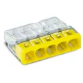 WAGO Steckklemme 5 fach gelb 2273-205 Dosenklemmen Compact 5 Klemmstellen