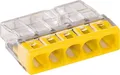 Wago Verbindungsdosenklemmen 5-Leiter-Klemmen Gelb 2273-205