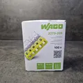 100 Stück Wago Steckklemme 5 fach gelb 2273-205 Dosenklemmen Compact