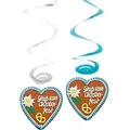 Amscan Oktoberfest Deko-Spiralen (4er Pack)