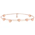 Herz Armband Roségold für Damen | Freundschaftsarmband für Sie  Verstellbar |...