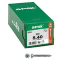 SPAX Universalschrauben T20 Senkkopf WIROX 1191010500405 5 mm x 40 mm, 500 St.